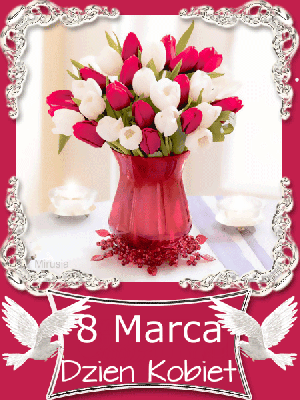 Białe gołębie przypominają o dniu kobiet